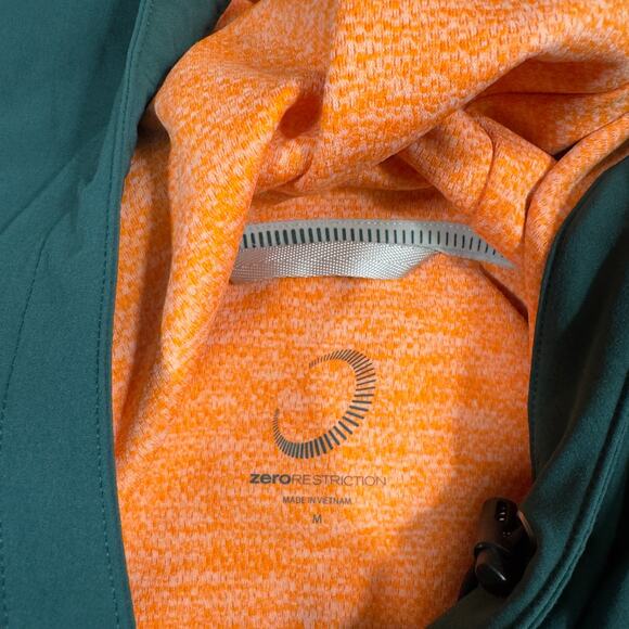 Zero Restriction Tyson Hoodie Men's Medium Orange Performance Golf Outdoor - Picture 5 of 10